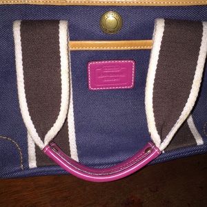 Blue Denim Coach Mini Tote Bag from early 2000s